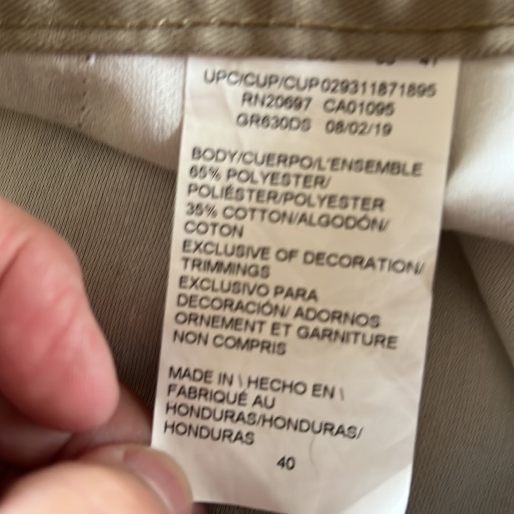 Dickies Khaki Shorts Sz 40 - Picture 4 of 4